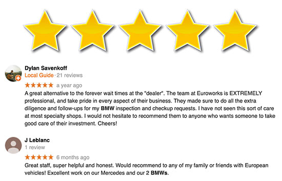 bmw service good reviews